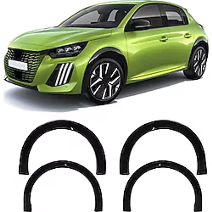BRSPLAST Peugeot 208 Uyumlu Abs Çamurluk Dodik 4 Parça