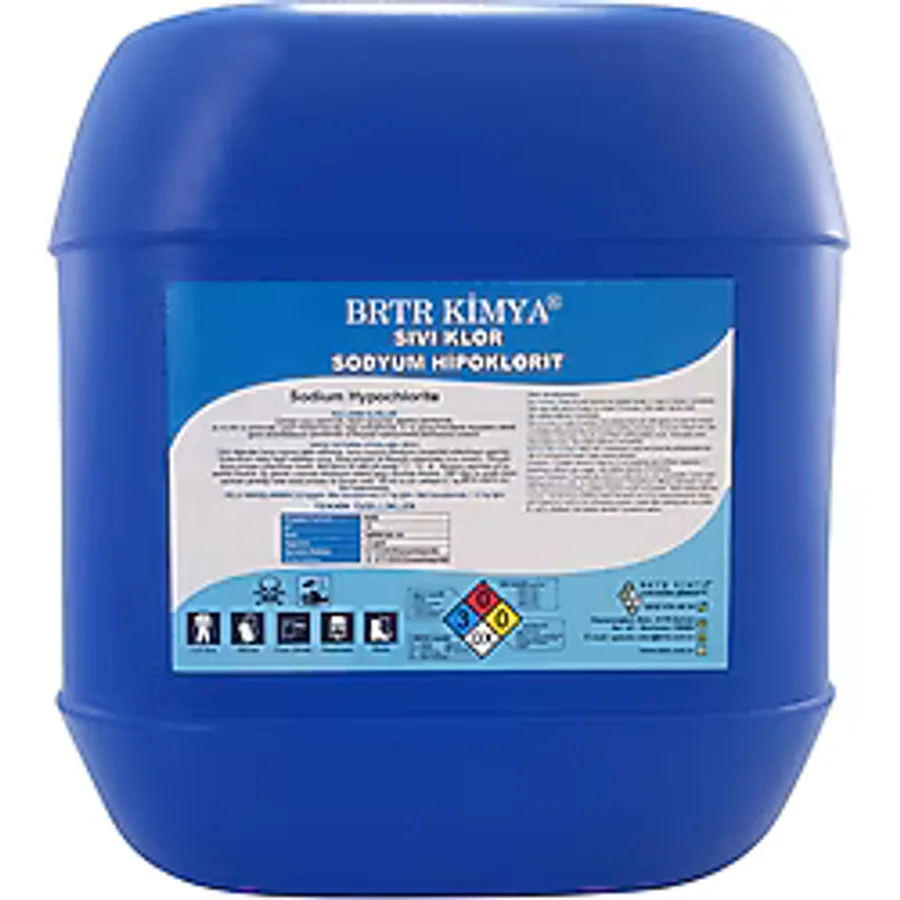 Brtr Kimya Saf Sıvı Klor Sodyum Hipoklorit - 25 kg