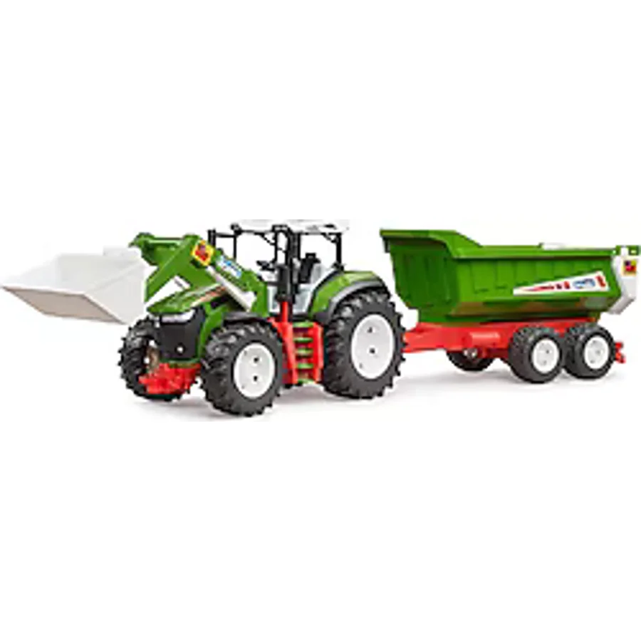Bruder BR03452 Roadmax Kepçeli Römorklu Traktör