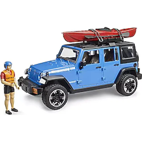 Bruder Jeep Wrangler U. Rubicon Kano ve Sürücü BR02529