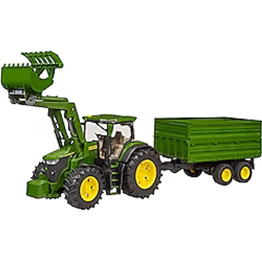 Bruder John Deere 7R 350 Kepçeli Traktör ve Römork BR03155
