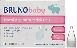 Bruno Baby 10'lu Nazal Aspiratör Yedek Uç