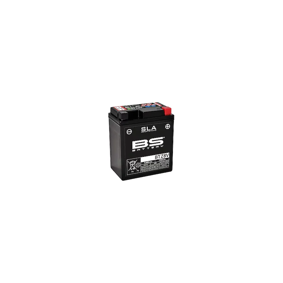 BS BTZ8V SLA 12 V 7.4 Ah 120 A EN Motosiklet Aküsü