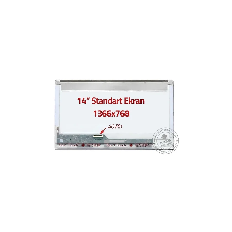 BT140GW01 V.9 Ekran 14 Led Ekran 14 Lcd Panel