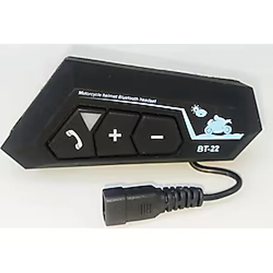 BT22 Motosiklet Bluetooth 5.0 Kablosuz İntercom Kask Kulaklık