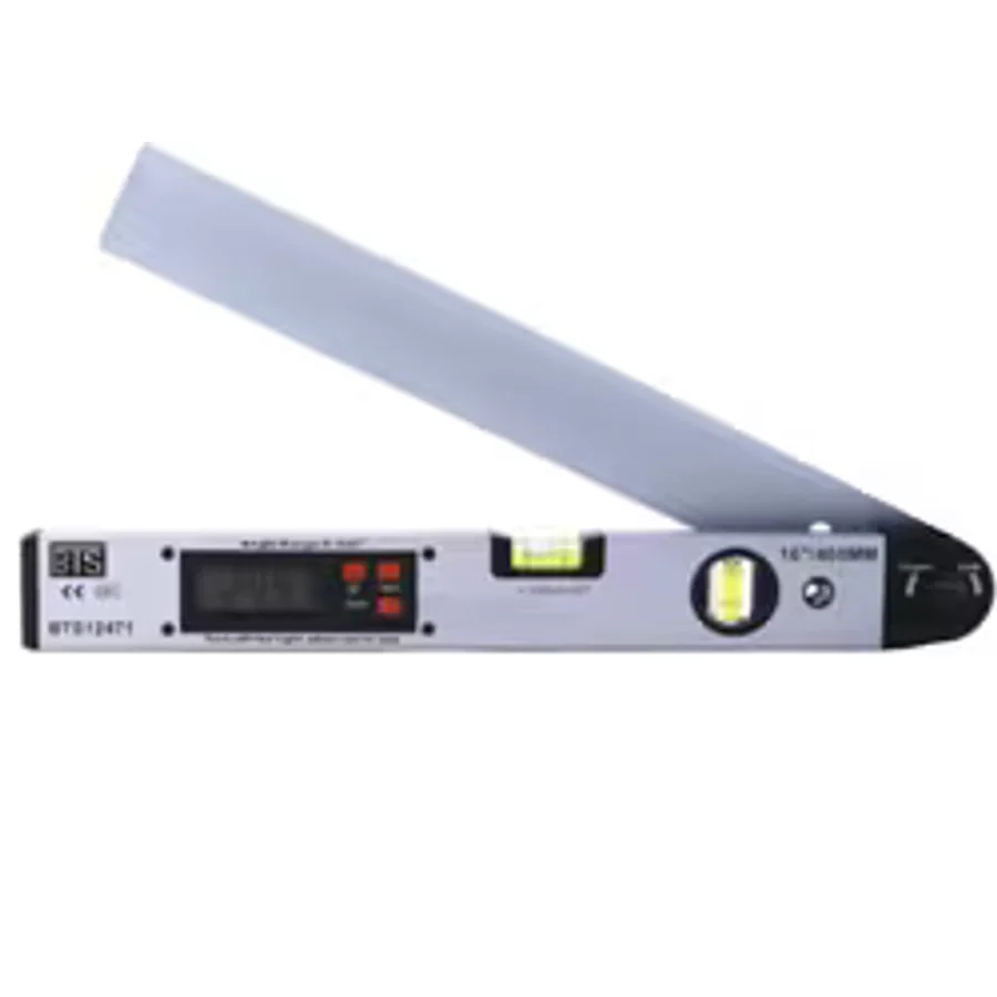 BTS 12471 2 Sulu Dijital Açı Ölçerli 16" 400 mm Su Terazisi