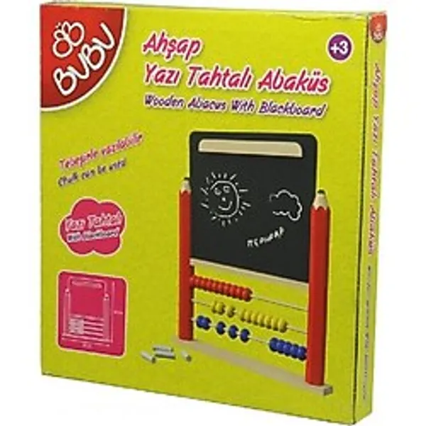 Bu-Bu Ahsap Yazi Tahtali Abakus