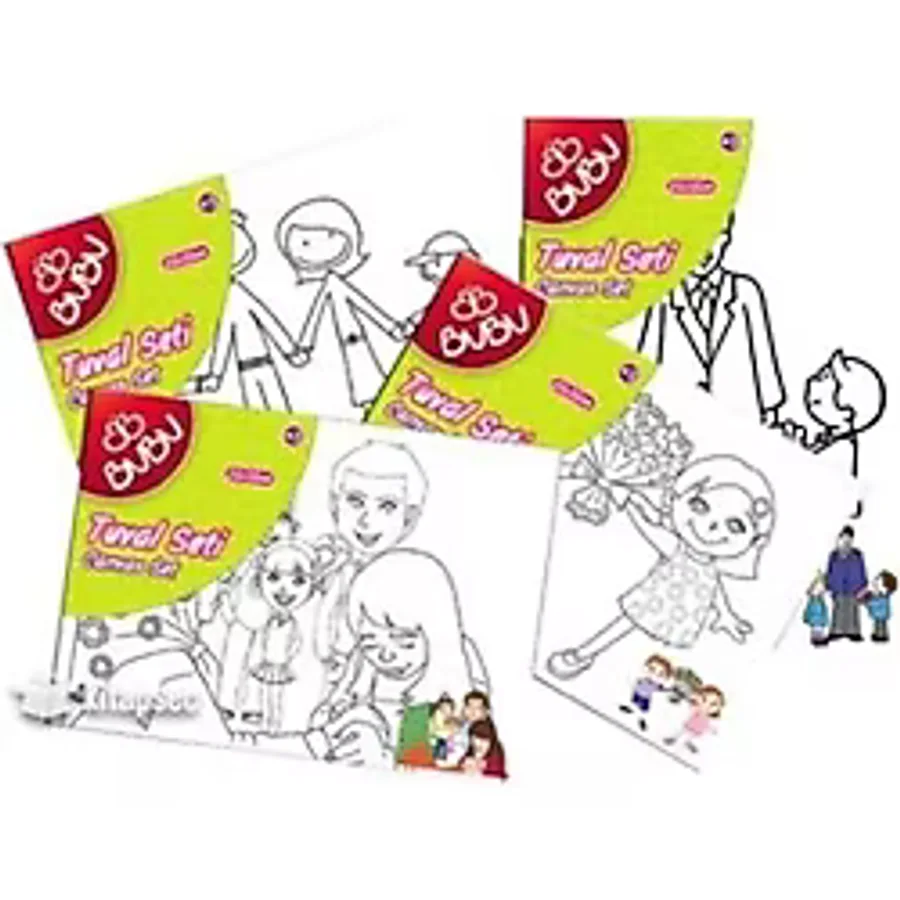BU-BU DESENLİ TUVAL 25X35