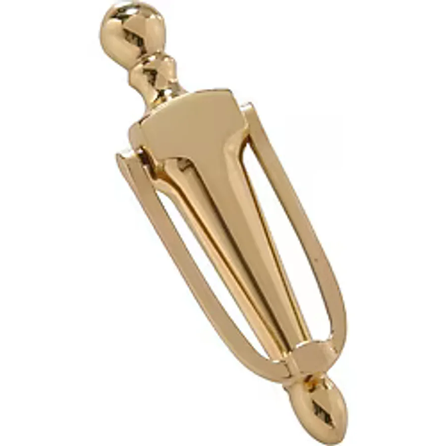 Bu Hillman grup 852394 6 - 1/5,1 cm Kapı tokmağı - masif pirinç - parlak pirinç Finish tekli paket
