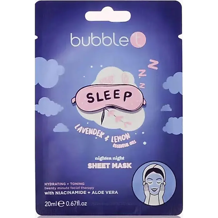 Bubble T Sleep Lavender & Lemon Kağıt Yüz Maskesi