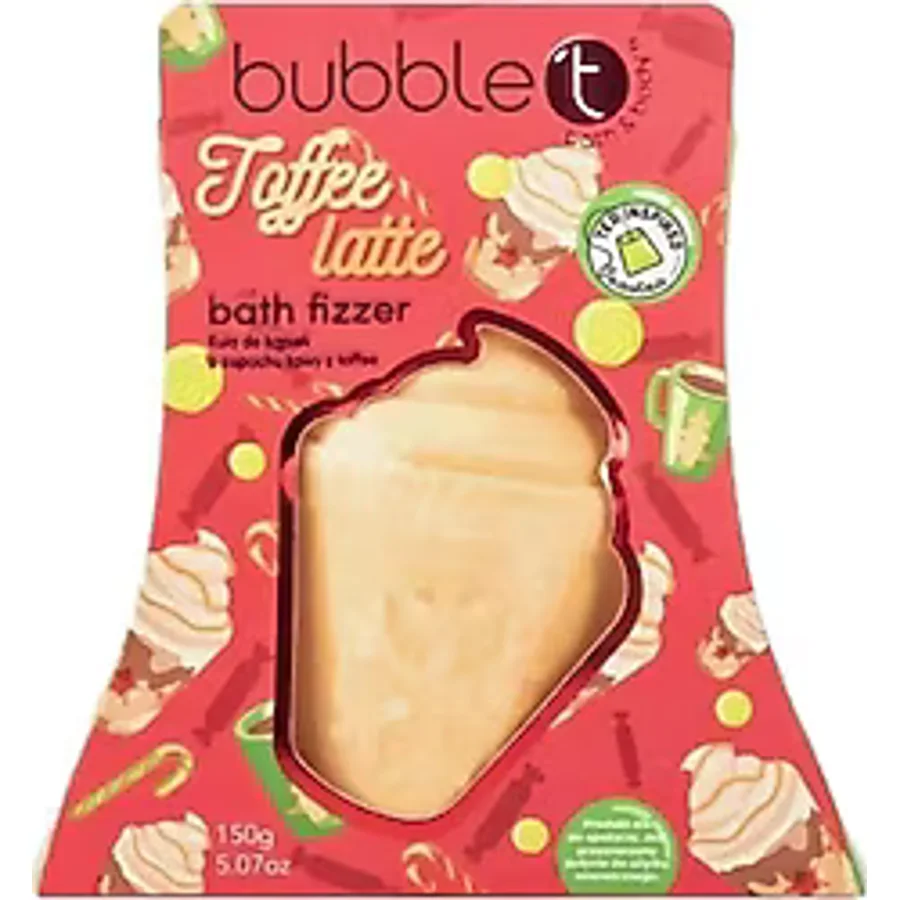 Bubble T Toffee Latte Bath Fizzer 150 gr Banyo Topu