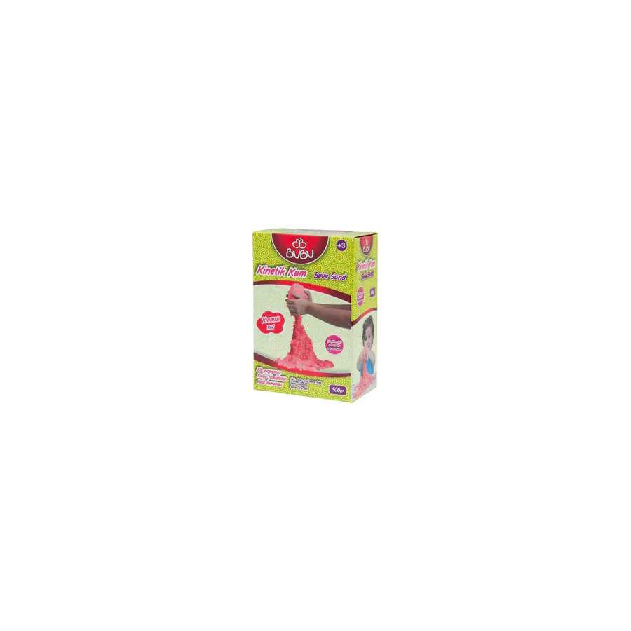Bubu 500 gr Kırmızı Kinetik Kum