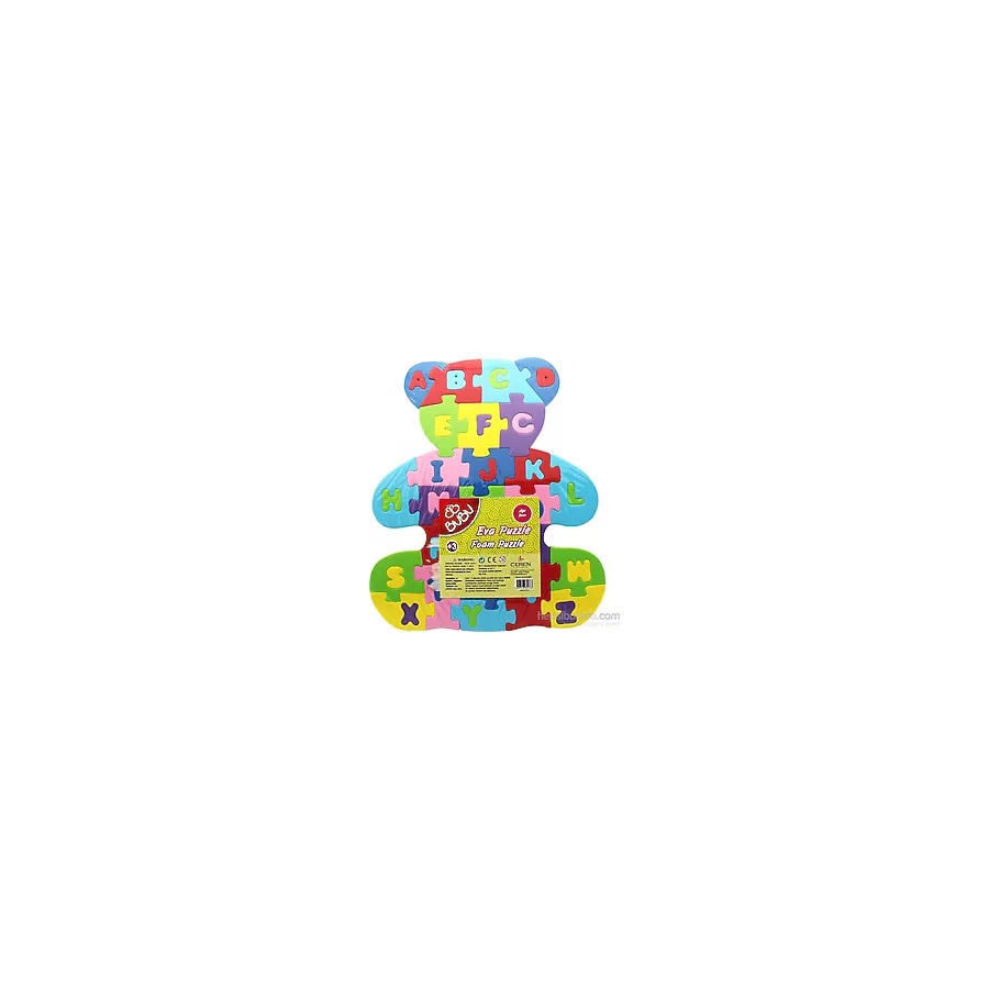 Bubu Eva Ayı Puzzle Harfler