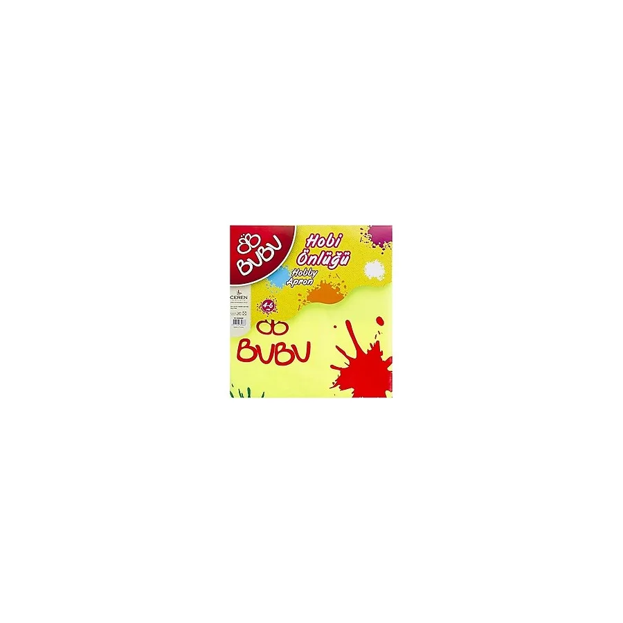 Bubu Hobi Boyama Önlüğü 4-6 Yaş ( -00005)