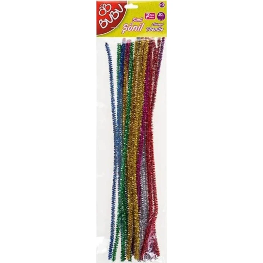 Bubu Simli Şönil 30 cm. 20'li Paket