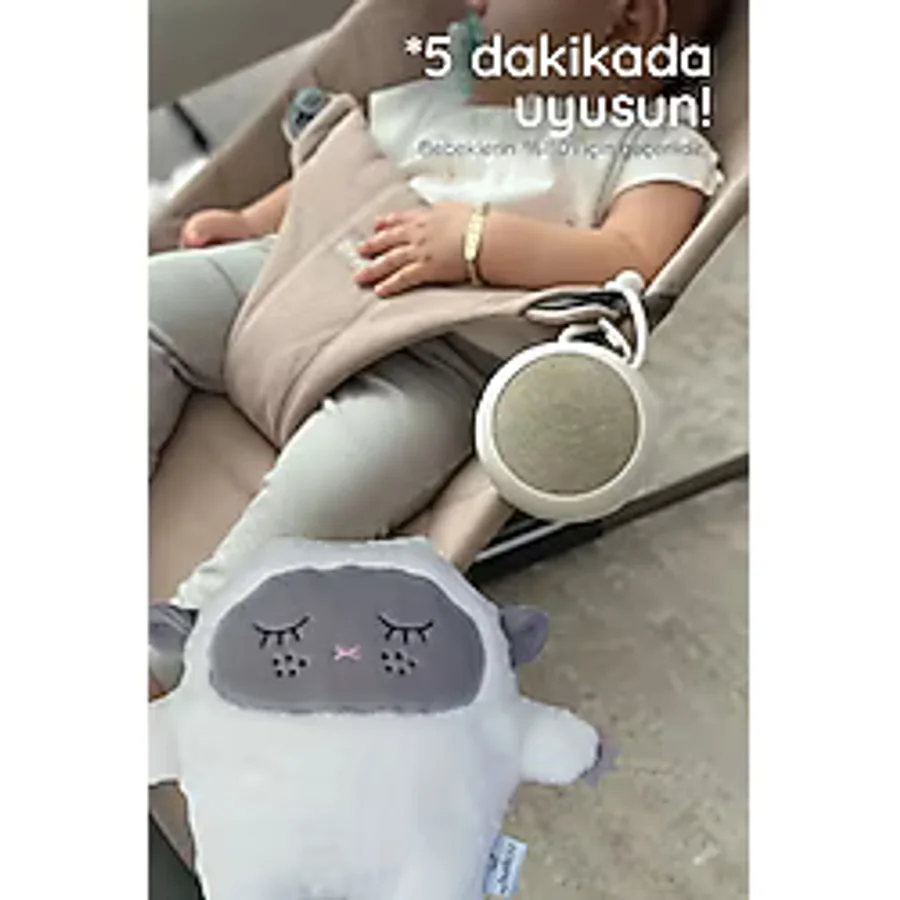 Budizzz Zuzu Pışpış Ninnili Gürültü Cihazı Ve Uyku Arkadaşı - Beyaz