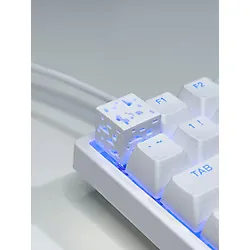 buffed Minecraft Mekanik Klavye Tuşu Beyaz Artisan Keycaps Gamer Aksesuar
