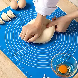 Buffer 30 x 40 cm Hamur Matı Silikon Ölçekli Kullanımı Kolay Hamur Açma Matı - 30 x 40 cm