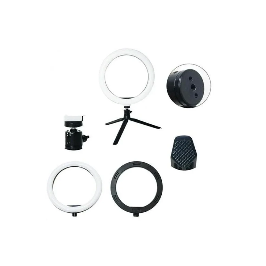 BUFFER 8inç 20cm Youtube Instagram Tiktok Selfie Stüdyo Video Fotoğraf Ring Light Tripod Led Halk