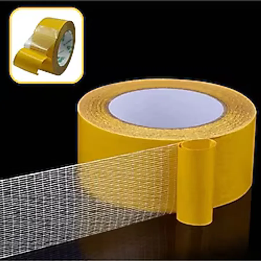 BUFFER Fiber Örgülü Güçlendirilmiş Çift Taraflı Bant 5cm x 10 mt