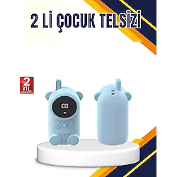 Buğz Çocuk ve Bebek Telsizi - 22 Kanal, Vox Modu, USB Şarjlı, Renkli Ekran
