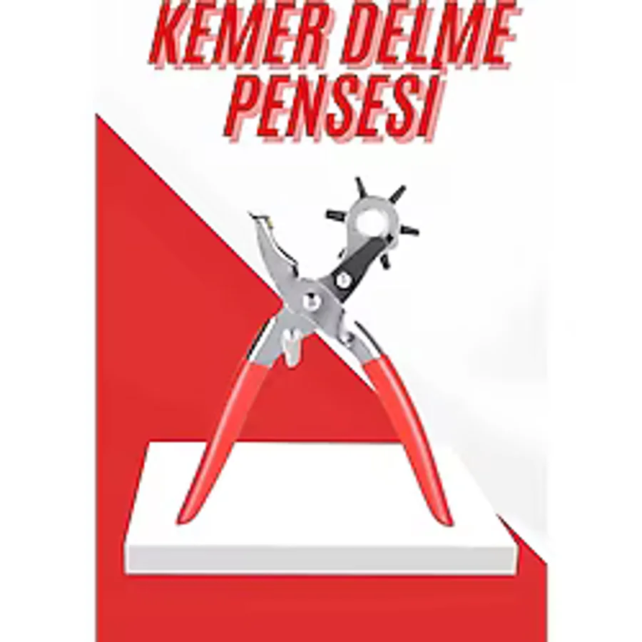Buğz Kemer Delme Pensesi 6 Farklı Boyutta Kemer Delici Ev Deri Kemer