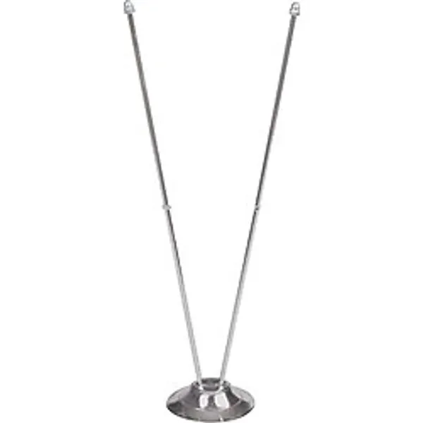 Buket Bayrak Direği Çiftli Nikel 0123 BKT-202