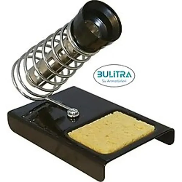 Bulitra Metal Temizleme Keçeli Süngerli Lehim Altlığı Kalem Havya Sehpası Standı