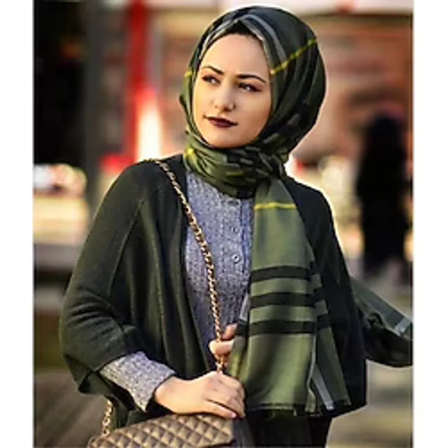 Burberry Şal Haki Yeşil