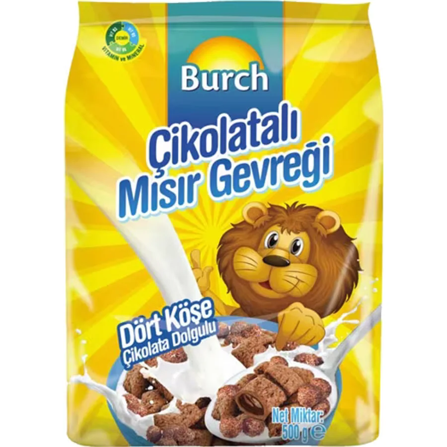 Burch Çikolatalı Mısır Gevreği 500 gr