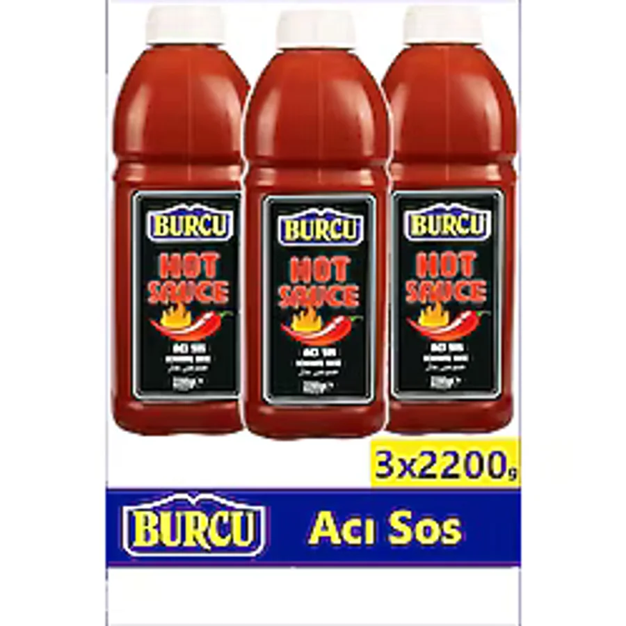 Burcu Burcu Acı Sos 2200 Gr X 3 Adet