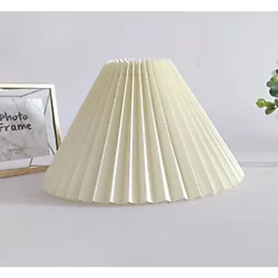 burenze Modern Tasarım Umbrella Şapka Avize Aplik Abajur Şapkası Avize Başlığı Krem Renk Küçük Boy