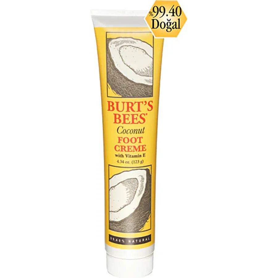 Burt's Bees Coconut Foot Cream 120 gr Hindistan Cevizi ve E vitamini İçeren Ayak Kremi