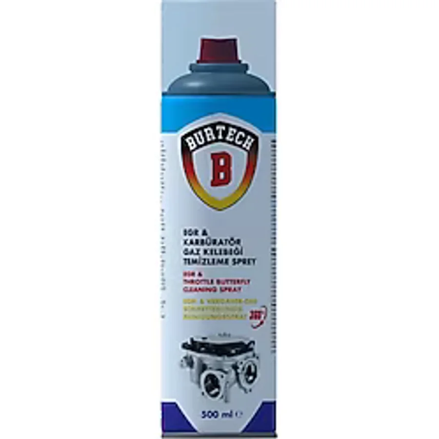 Burtech Egr Karbüratör Gaz Kelebeği Temizleyici Sprey 500 Ml