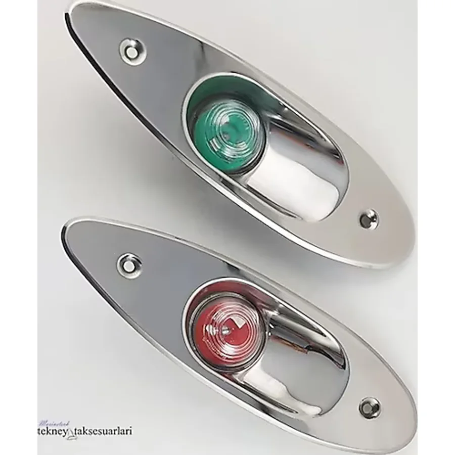 Burun Seyir Feneri İskele Sancak Takım 12V Led