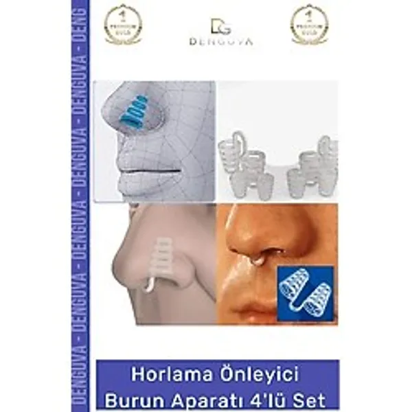 #Burunaparatı Ergonomik Tasarım Medikal Silikon Uyku Kalitesi Horlama Önleyici Burun Aparatı 4'Lü Set