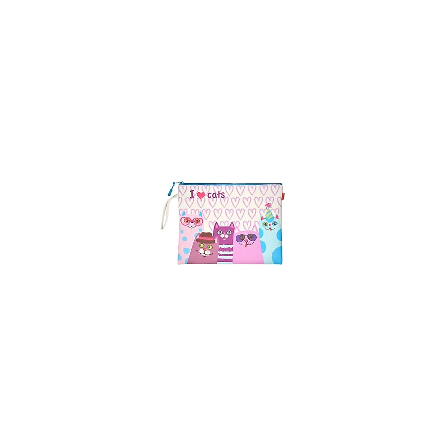 Buruno Visconti Fermuarlı Dosya Cat Addıcted 4. 34 26 14-001/03