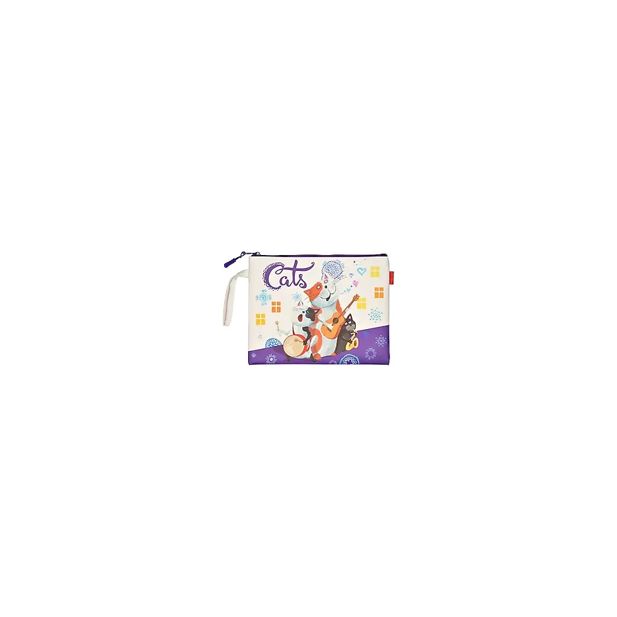 Buruno Visconti Fermuarlı Dosya Funny Cat 5+. 26 20 14-002/01