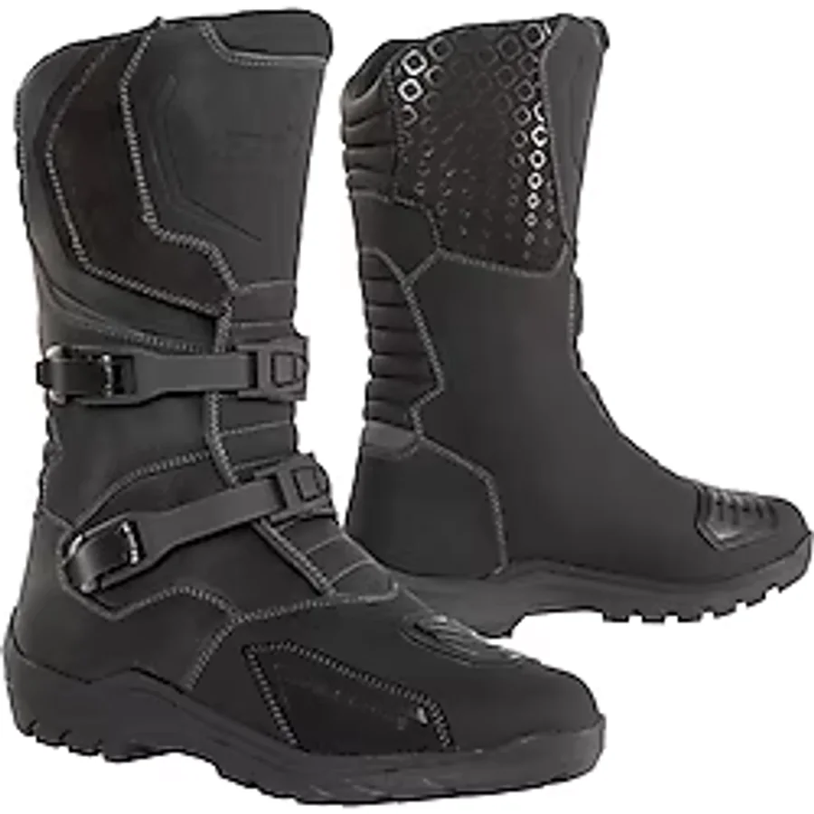 Büse Adventure Black Motosiklet Botu - Siyah