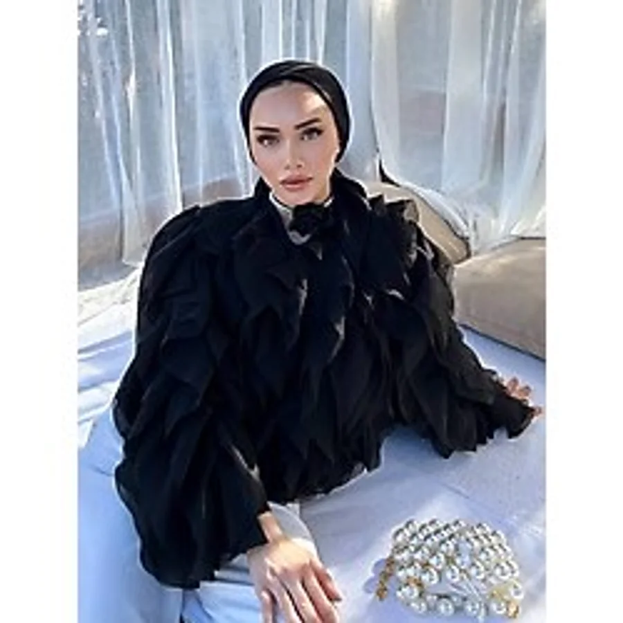 Butik Fırfırlı Kadın Bluz