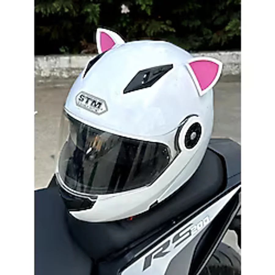 Butik Motor & Motosiklet Kedi Kulaklı Kask Dış Aksesuar