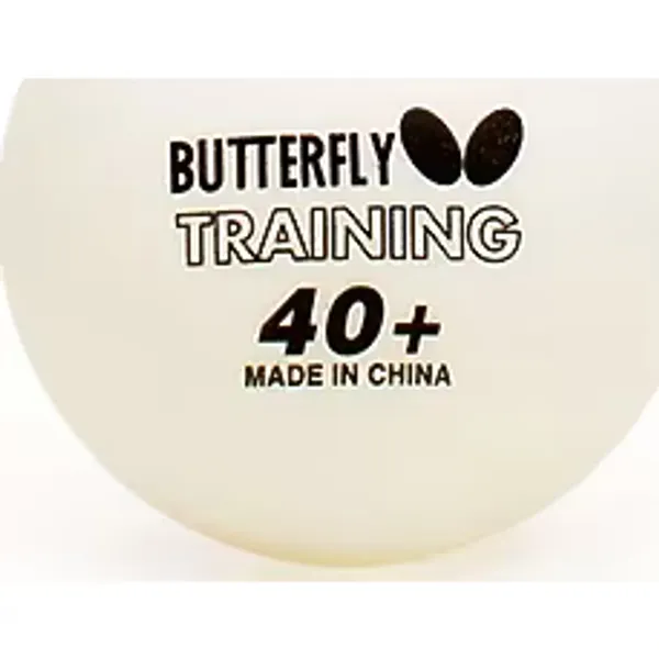 Butterfly 16005B-W - Tekli Masa Tenisi Antrenman Topu Beyaz