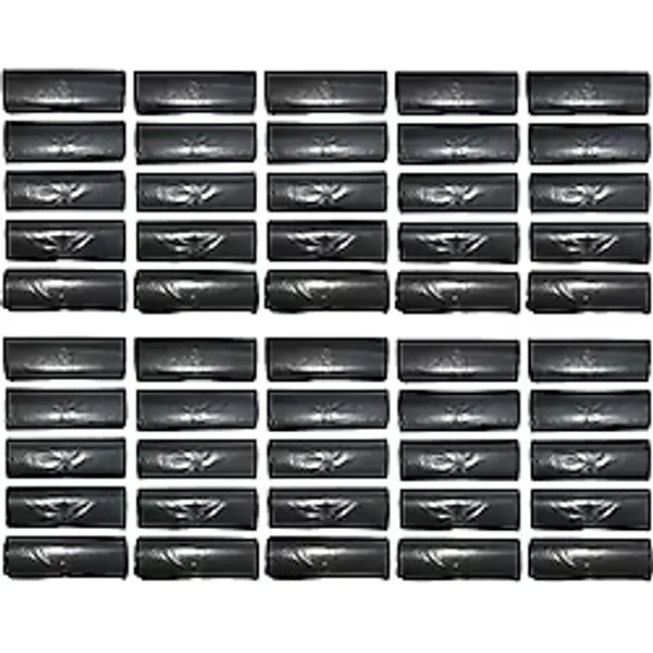 Büyük Boy Çöp Poşeti 65x80 Cm 50 Lt 10'lu Rulo 50 Paket Siyah