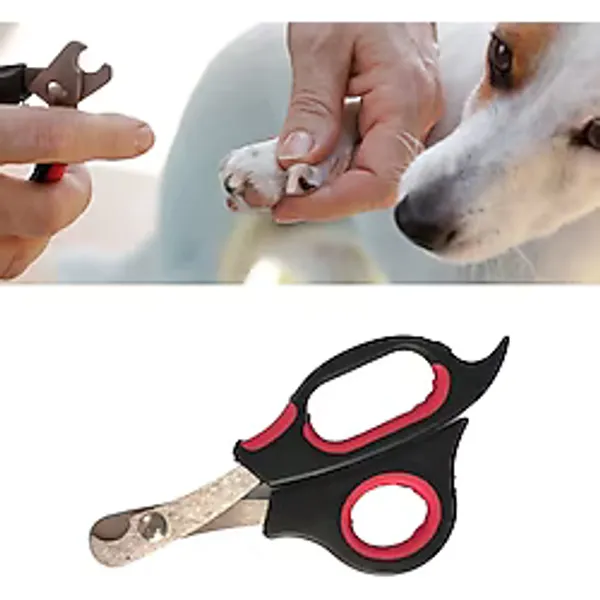 Büyük Irk Köpek Kedi Çelik Uçlu Evcil Hayvan Tırnak Makası Pati Bakım Aleti Ergonomik Kaymaz (5477)