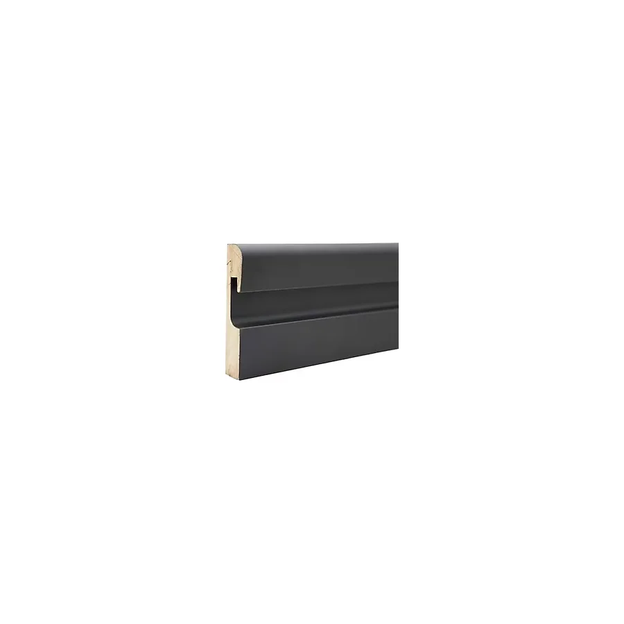 By İstanbul By Istanbul Yalı Serisi Antrasit Led Kanallı Ledli Model 12cm Pvc Süpürgelik