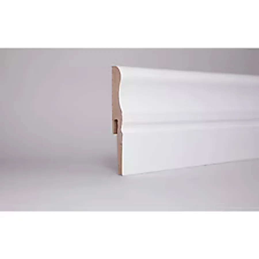 By Istanbul Yalı Serisi U10 Saten Beyaz 10CM Pvc Süpürgelik