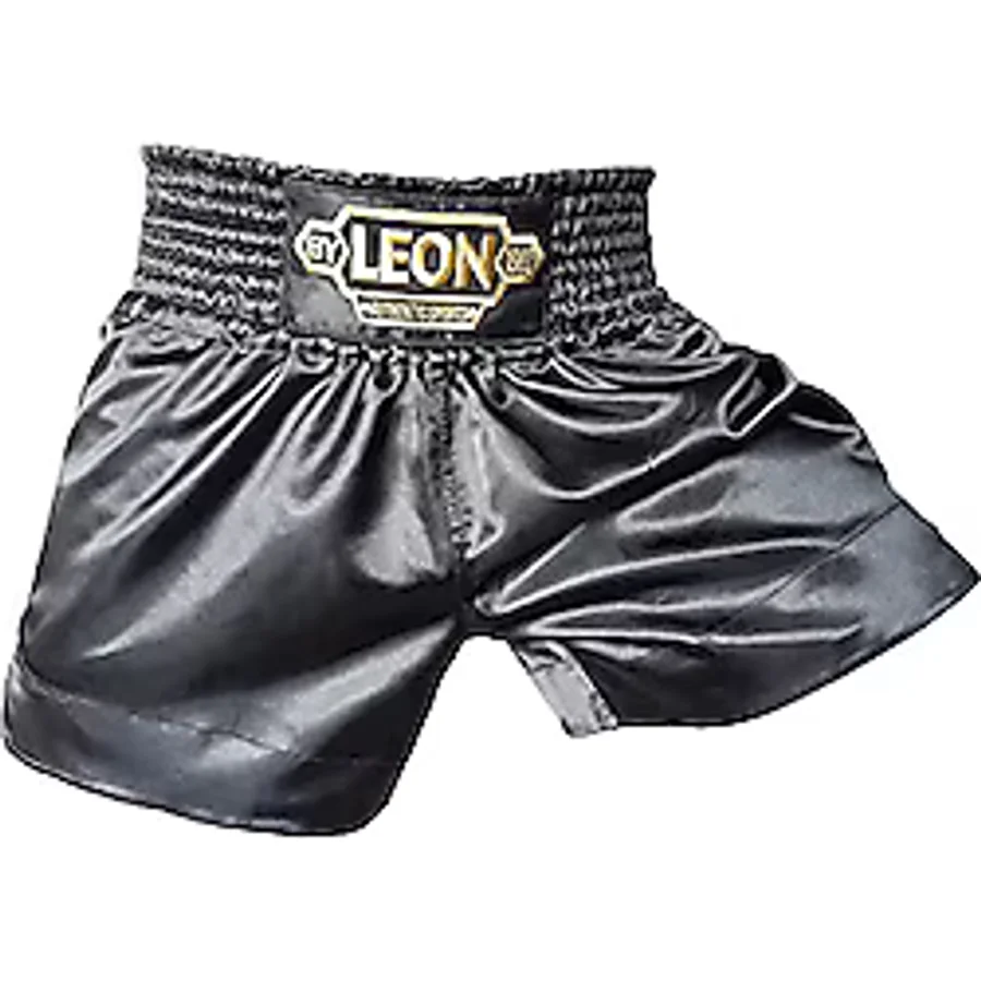By Leon 1982 Ground Kick Boks ve Muay Thai Şortu Siyah (XL)