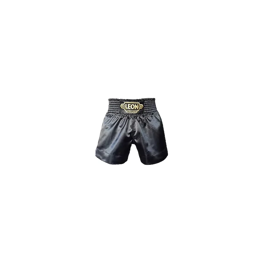 By Leon 1982 Siyah Leon Ground Kick Boks Ve Muay Thai Şortu Siyah