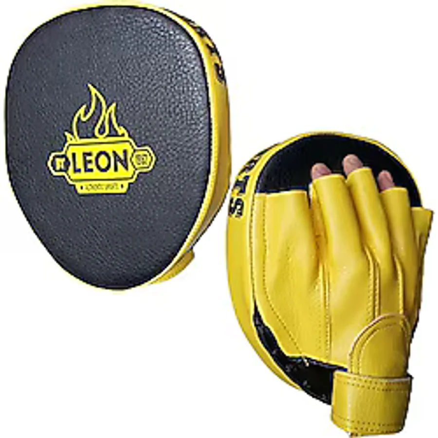 By Leon 1982 Wall Parmaklı Ellik Lapa Taekwondo Boks Lapası (Sarı, Standart)