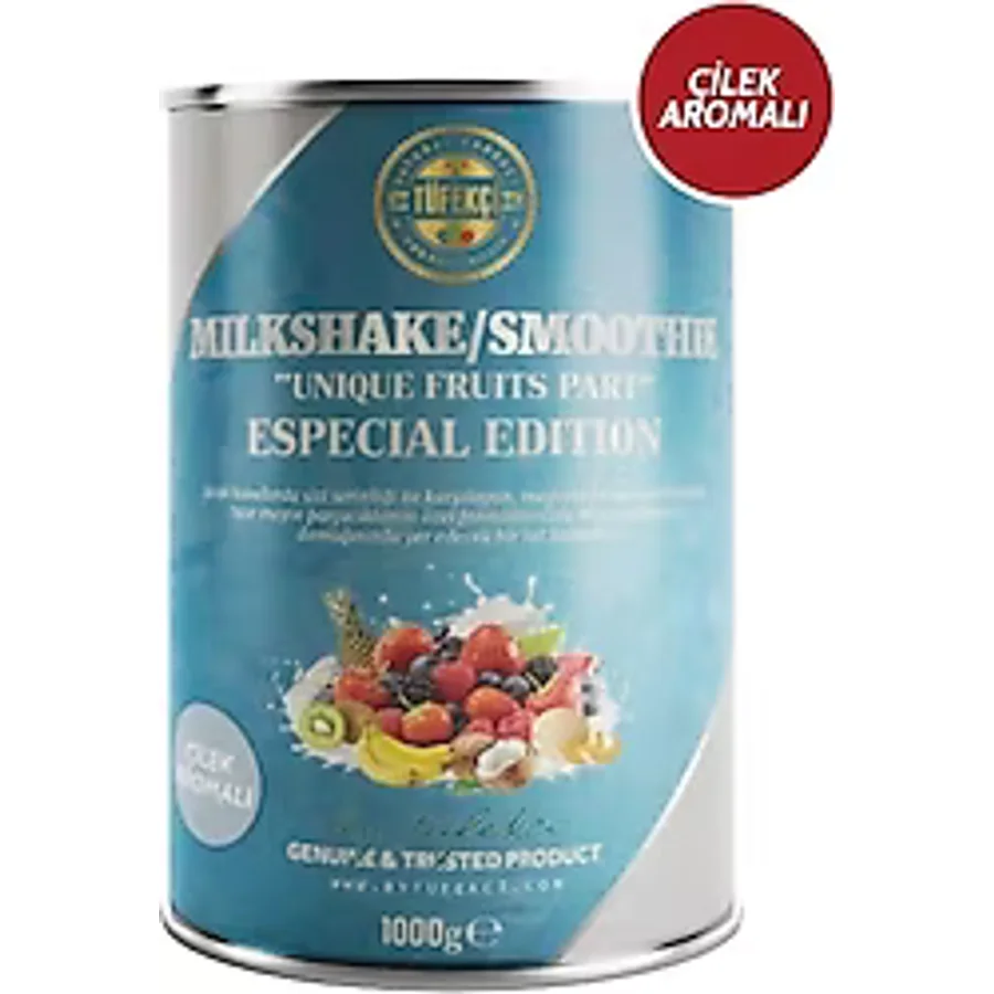 By Tüfekçi Çilek 1000 gr Milkshake İçecek Tozu